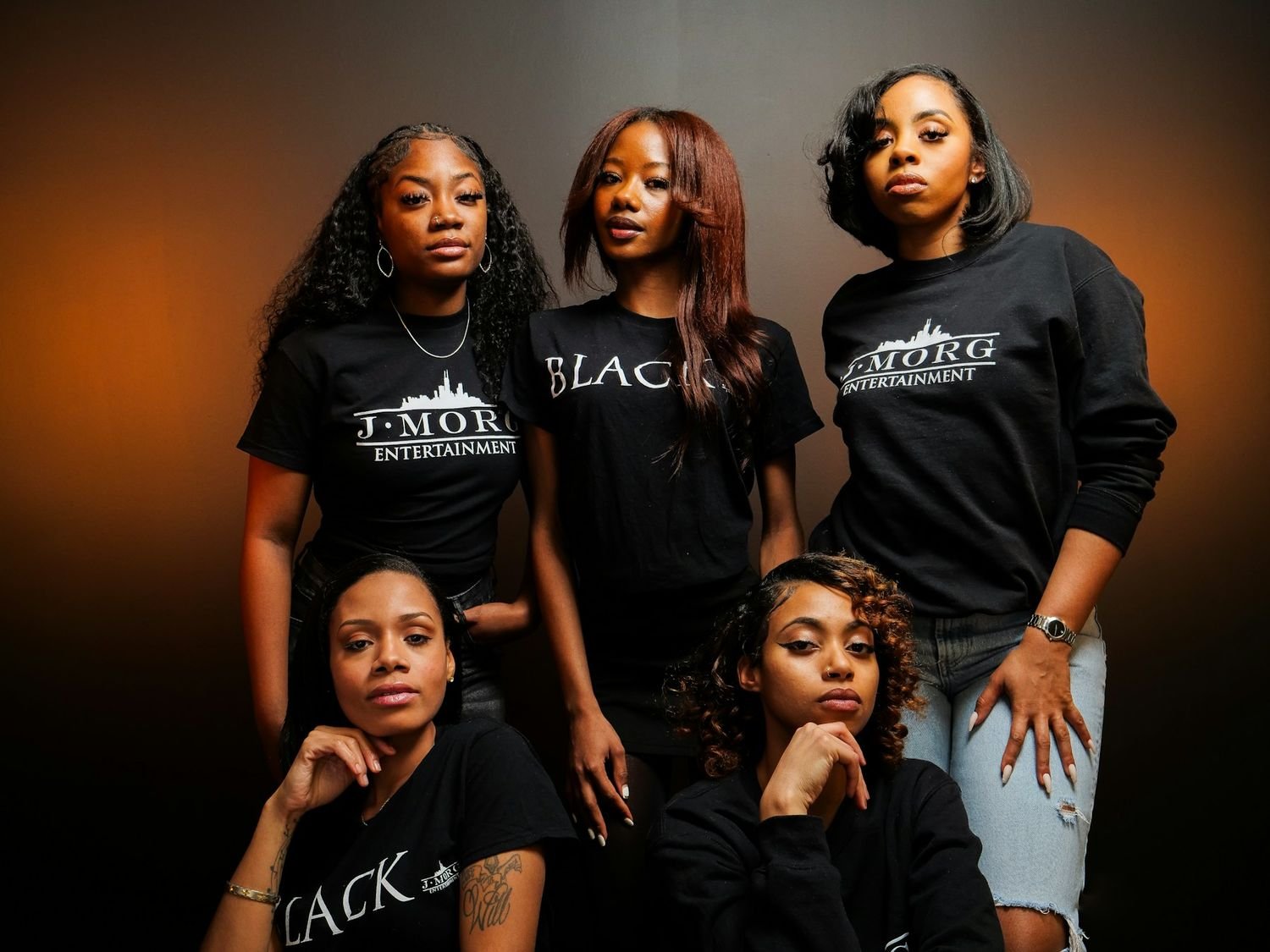 Group portrait of a women-led creative team